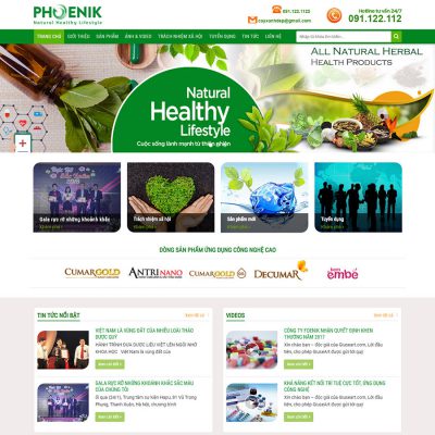 theme wordpress dược phẩm